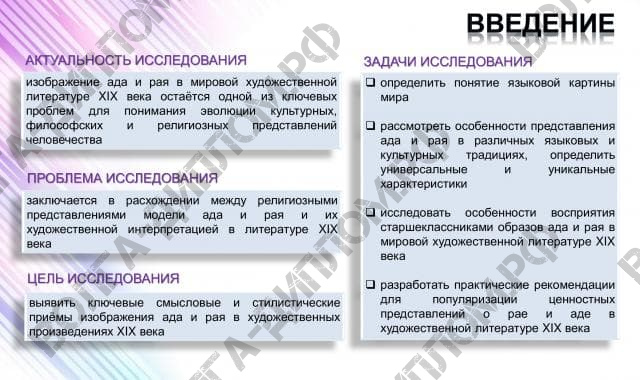 ИЗОБРАЖЕНИЕ АДА И РАЯ В МИРОВОЙ ХУДОЖЕСТВЕННОЙ ЛИТЕРАТУРЕ XIX ВЕКА ИЗОБРАЖЕНИЕ АДА И РАЯ В МИРОВОЙ ХУДОЖЕСТВЕННОЙ ЛИТЕРАТУРЕ XIX ВЕКА