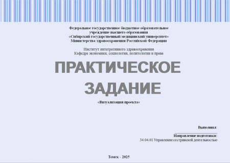 План меропритий проекта